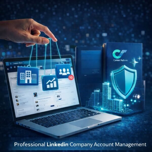 ادارة حساب لينكدان للشركات